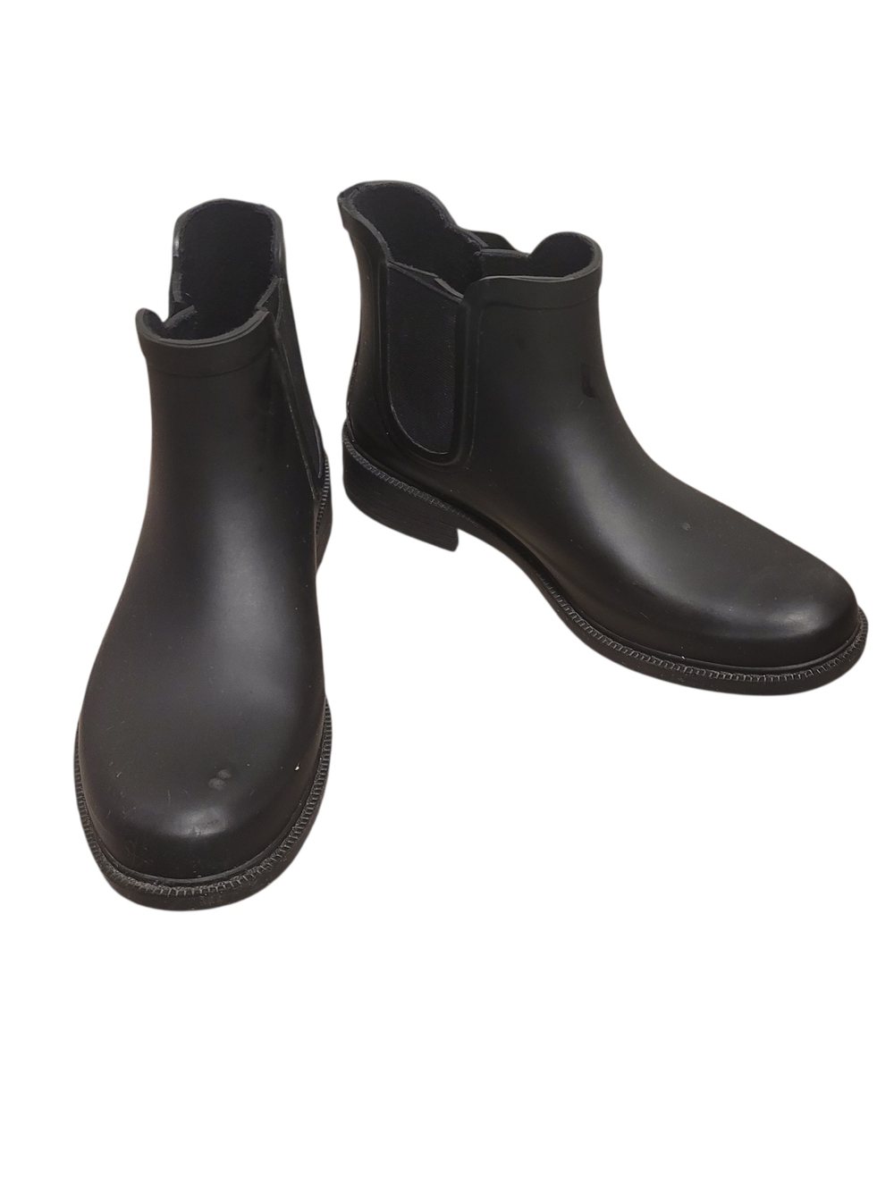 Madewell Black Chelsea Rain Boots